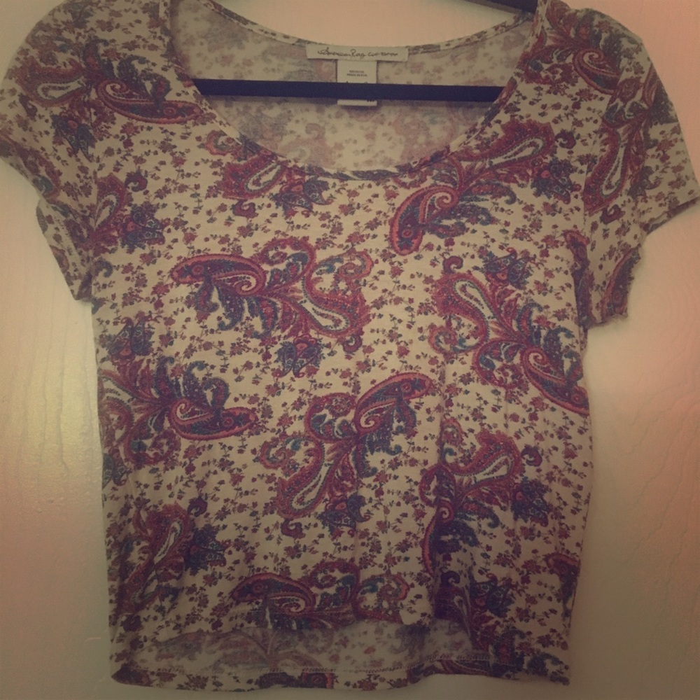 Rag and bone crop top size medium